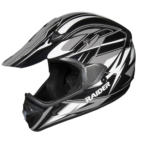 Helmet, Rx1 Adult Mx - Blk/Sil - Xl